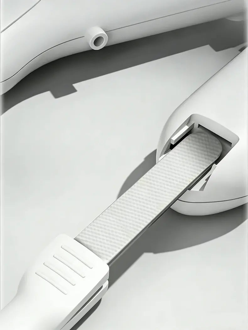 Close-up of built-in nail file pulled out from the cat nail clipper handle.